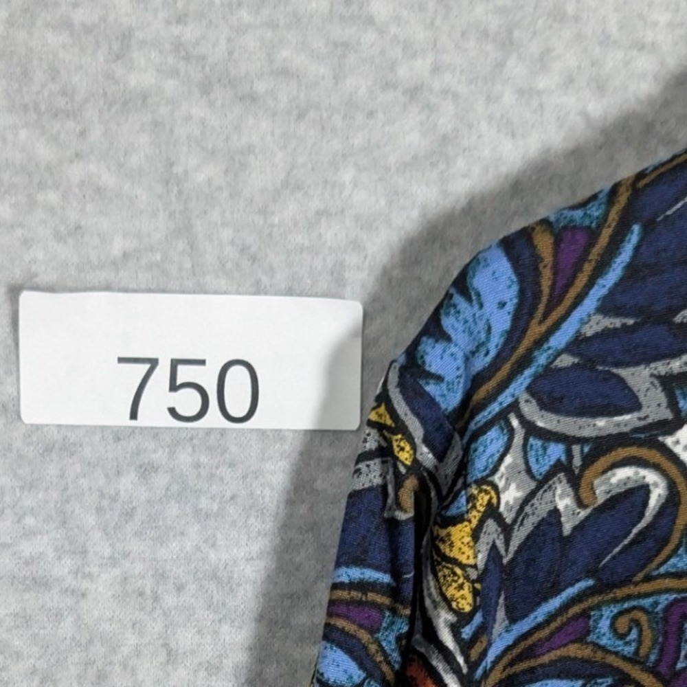 Susan Graver Floral Top Womens XL Paisley Bell‎ Sleeve Boho Colorful Office - Picture 13 of 13